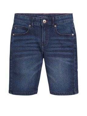 Tommy Hilfiger Denim Shorts Boys Size 12 Adjustable Waist Blue Denim